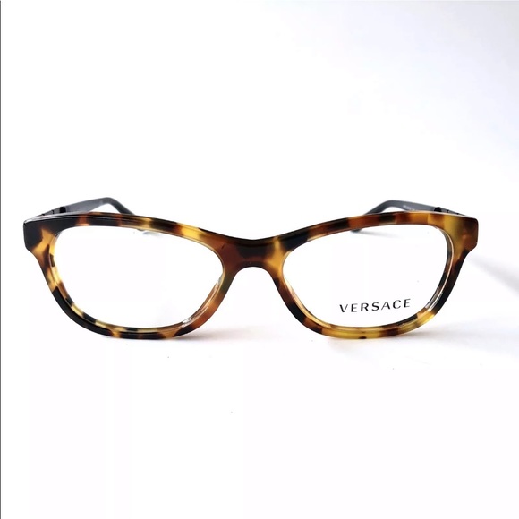 New VERSACE Tortoise Women's Eyeglasses - Picture 4 of 5